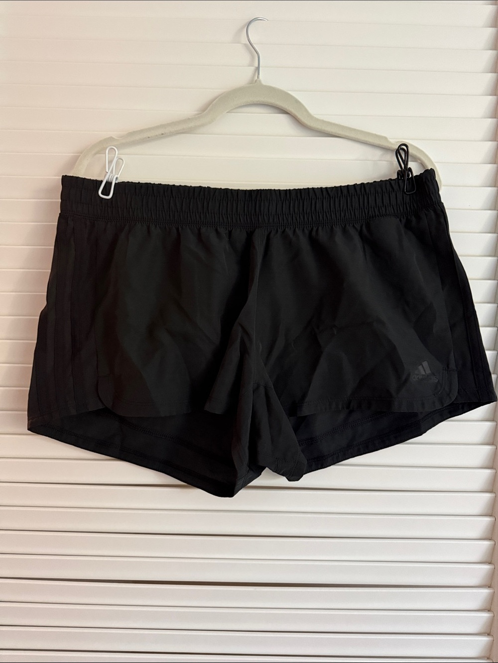 Adidas Women's Black Athletic Running Shorts